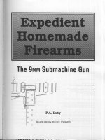 expedient homemade firearms - 9mm submachine gun - p a luty - paladin press