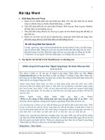 Bài tập microsoft word