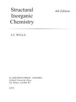 wells - structural inorganic chemistry 4e (clarendon, 1975)