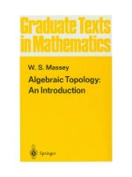 massey w  algebraic topology an introduction  1977