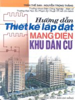 HƯỚNG DẪN THIẾT KẾ LẮP ĐẶT MẠNG ĐIỆN KHU DÂN CƯ