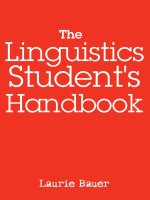 edinburgh university press the linguistics students handbook may 2007