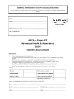 tài liệu học acca p7