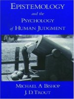 epistemology and the psychology of human judgment dec 2004