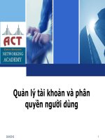 Giáo trình Học  linux  permission