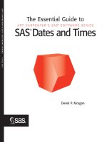 the essential guide to sas® dates and times
