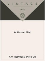 an unquiet mind_ a memoir of moods and madness - kay redfield jamison