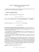 Vành các số nguyên Gauss và ứng dụng Diophante