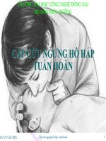 Bài giảng cấp cứu ngưng hô hấp tuần hoàn   GV  vũ văn tiến