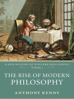 the rise of modern philosophy a new history of western philosophy volume 3 sep 2006