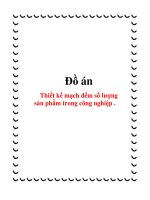 đồ án thiết kế mạch đếm số lượng sản phẩm trong công nghiệp