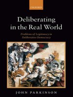 deliberating in the real world problems of legitimacy in deliberative democracy aug 2006