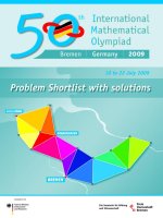IMO Shortlist 2009