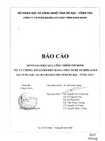 Xử lý chống sói mòn lở bờ biển bằng công nghệ STABIPLAGE tại Vũng Tàu