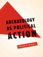 university of california press archaeology as political action apr 2008