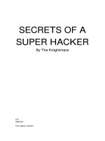 secrets of a super hacker