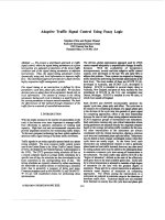 Adaptive Traffic Signal Control Using Fuzzy Logic