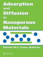adsorption and diffusion in nanoporous materials, 2007, p.290