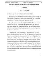 skkn phát huy trí lực của học sinh qua việc phân tích đa thức thành nhân tử