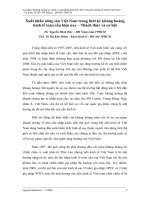 Xuất khẩu nông sản Việt Nam trong thời kỳ khủng hoảngkinh tế toàn cầu hiện nay – Thách thức và cơ hội