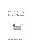 manfredo do carmo differential geometry of curves and surfaces  1976