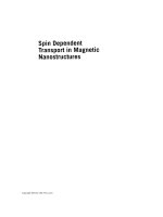 spin dependent transport in magnetic nanostructures, 2002, p.283