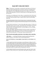 Cấu trúc lý thuyết sêmina đạo đức doanh nghiệp, doanh nhân