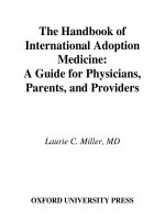 the handbook of international adoption medicine a guide for physicians parents and providers dec 2004
