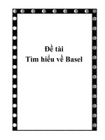 đề tài tìm hiểu về Basel