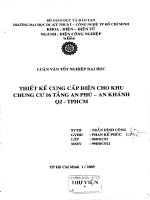 Thiết kế cung cấp điện cho khu chung cư 16 tầng An Phú - An Khánh quận 2 thành phố Hồ Chính Minh
