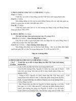 Đề thi thử đai học môn lịch sử (10 đề)