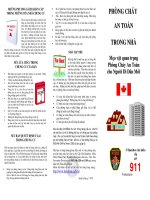 PHÒNG CHÁY AN TOÀN TRONG NHÀ