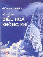 THIẾT KẾ HỆ THỐNG ĐIỀU HÒA KHÔNG KHÍ