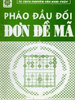 pháo đầu đối đơn đề mã