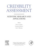 Assessment: Scientific Research and Applications
