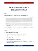 bài tập ôn thi nghiệp vụ ngân hàng