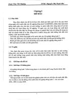 Theo dõi, đánh giá quy trình công nghệ xử lý nước thải của xí nghiệp đông lạnh 7 thuộc công ty xuất nhập khẩu thủy sản An Giang