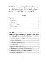 Thơ trần dần, từ quan niệm nghệ thuật tới hành trình sáng