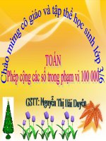 Phép cộng trong phạm vi 100 000