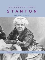 elizabeth cady stanton the right is ours nov 2001