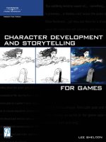 game development series - character development and storytelling
