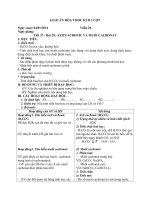 GIÁO án hóa 9 học kì II 2 cột