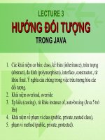 Slide 3 hướng đối tượng trong java