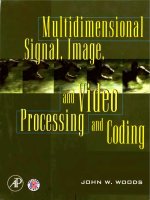 john w. woods  -  multidimensional signal, image and video processing and coding