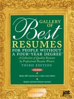 gallery of best resumes for people without a four-year degree