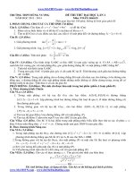 đề thi thử đại học môn toán khối d 2014