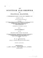roberts - 1847 - the scottish ale-brewer and practical maltster -- including india pale ale