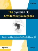 the symbian os architecture sourcebook design and evolution of a mobile phone os
