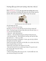 Hướng dẫn quy trình sơn tường