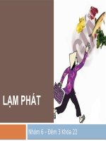 Thuyết trình kinh tế vĩ mô: Lạm phát